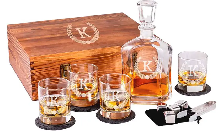 Personalized Whiskey Glass Set